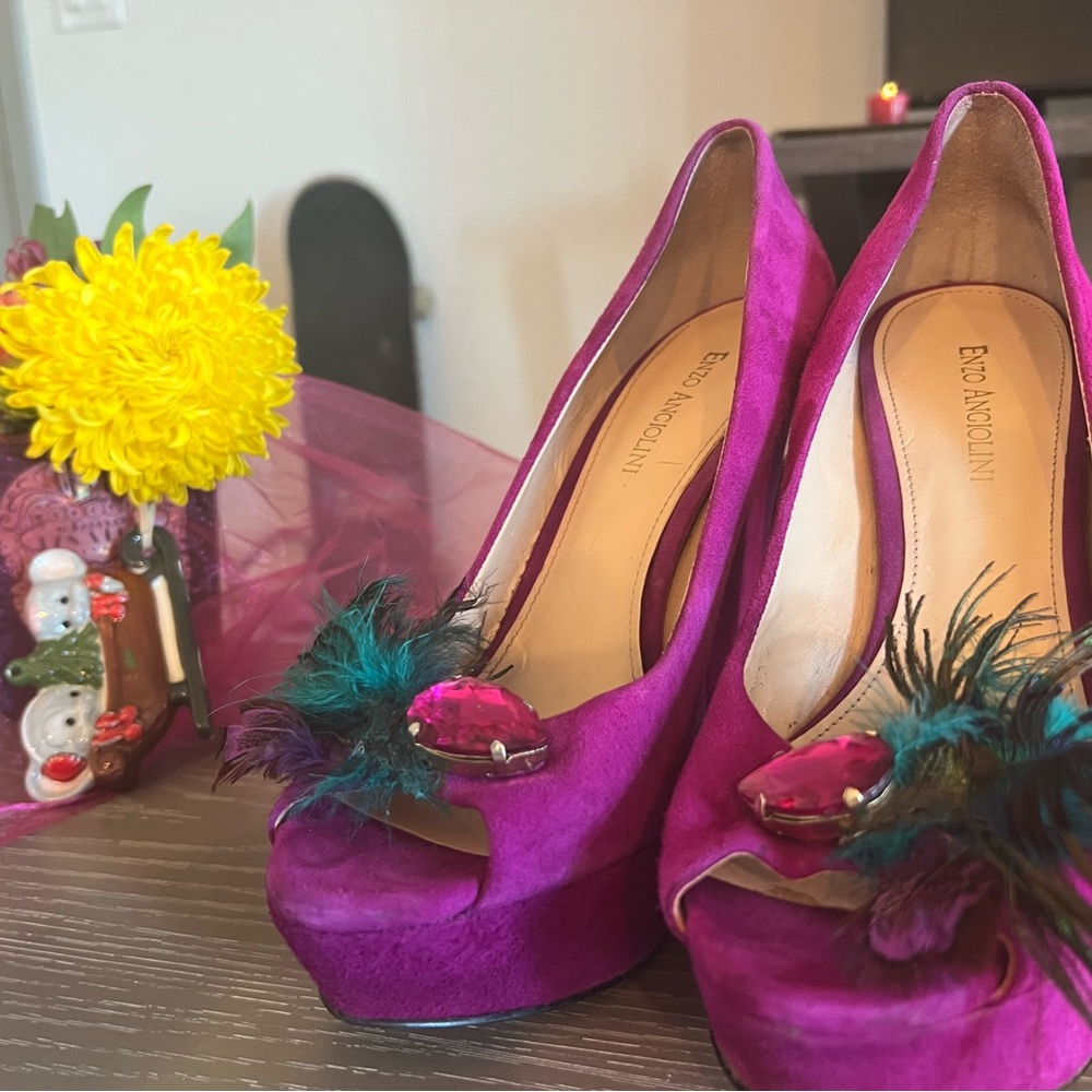 Designer Enzo Angiolini Pink Peacock.